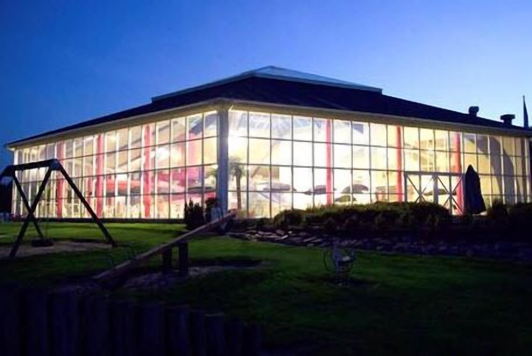 Front of property – evening/night