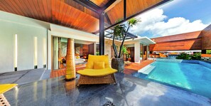 2 BR TShore Rooftop Villa Private Pool (Standard Check Out at 2:00 PM) | Living room - TS Suites Seminyak (Seminyak)