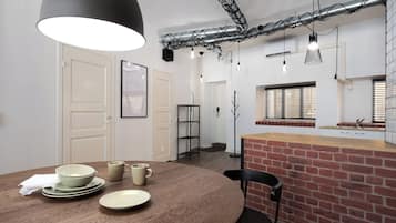 Studio – deluxe | Minibar, wi-fi (inkludert) og sengetøy