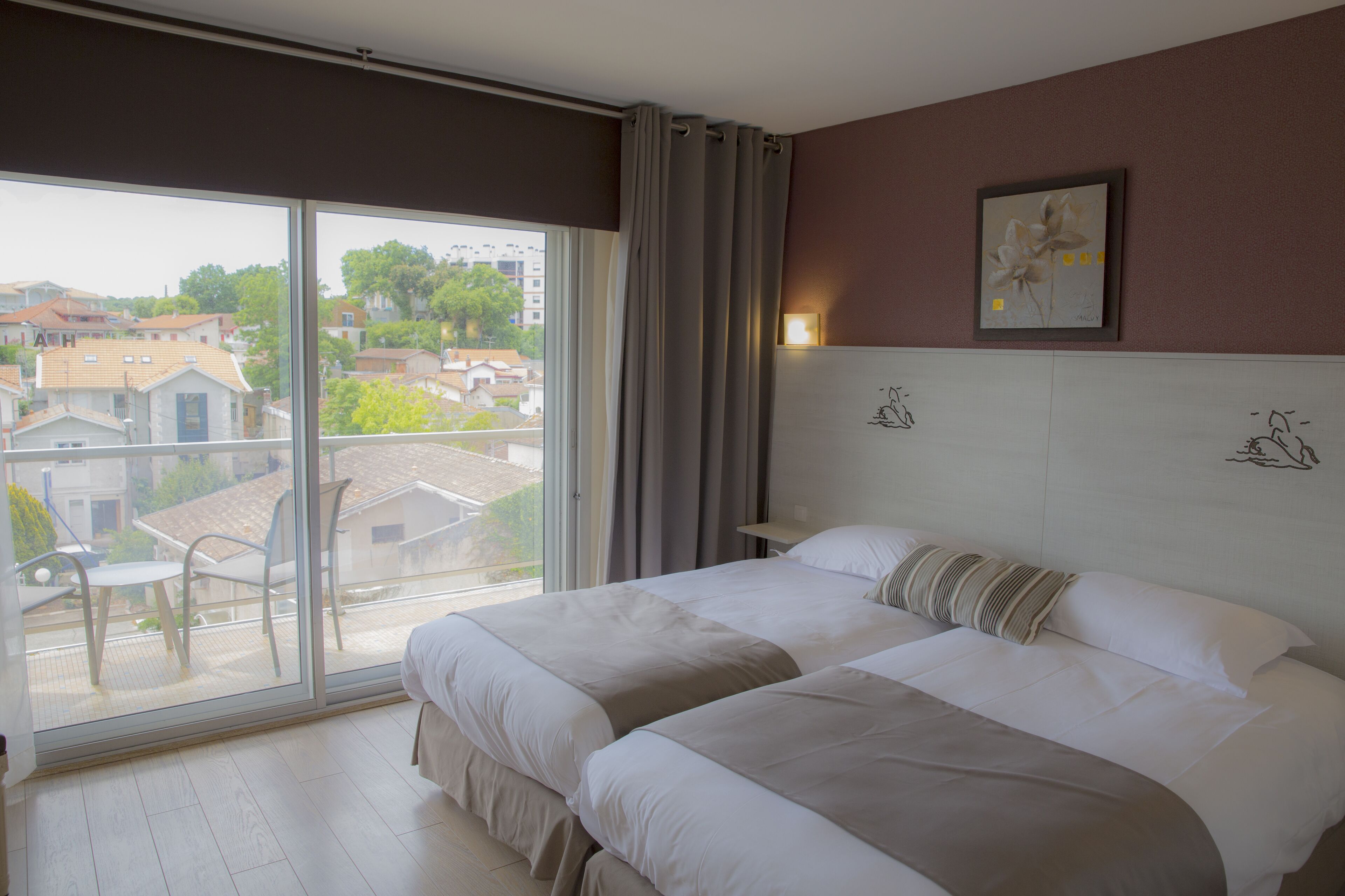 Twin Room, Terrace, Garden View | Premium bedding, in-room safe, individually decorated