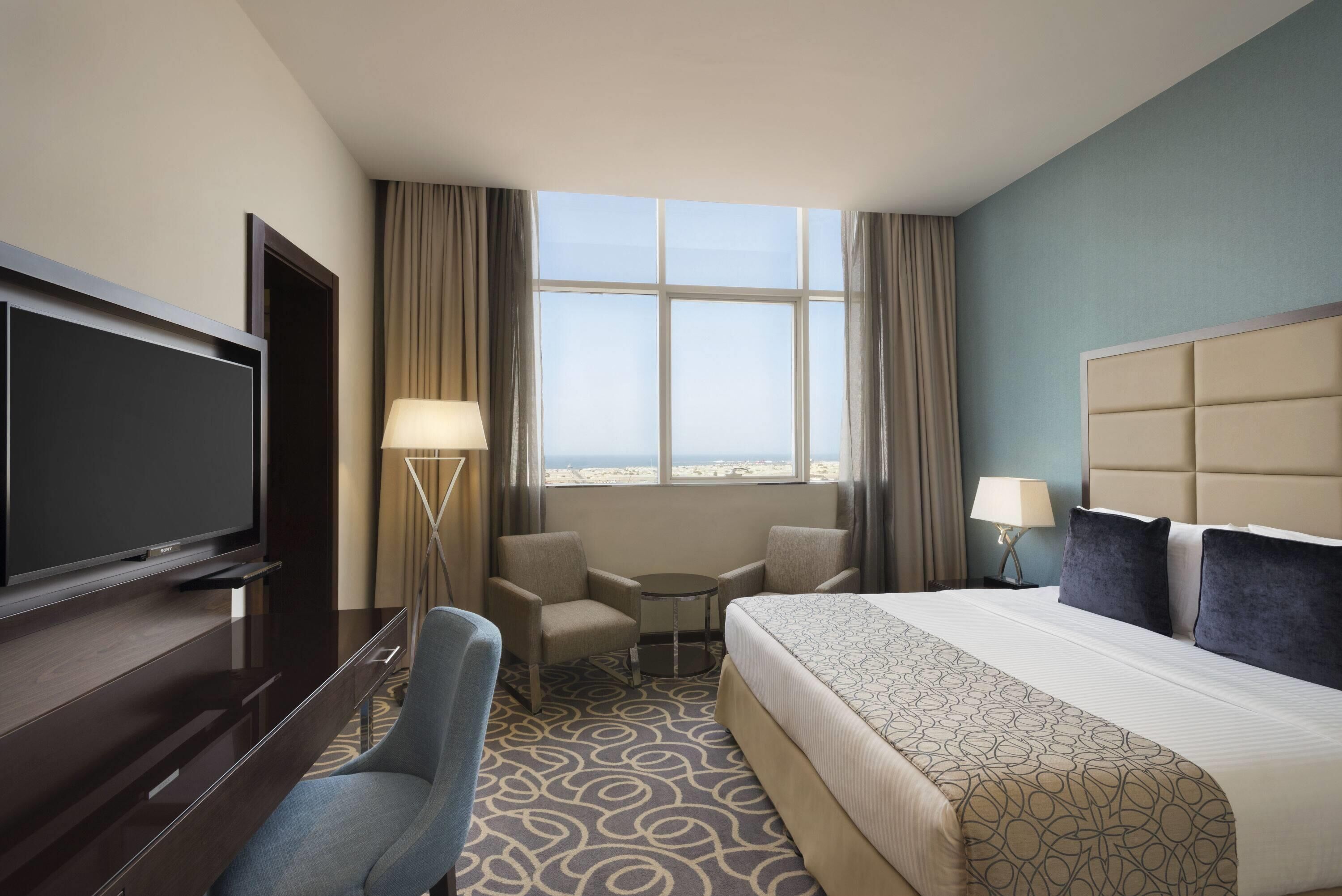Premium bedding, minibar, in-room safe, desk