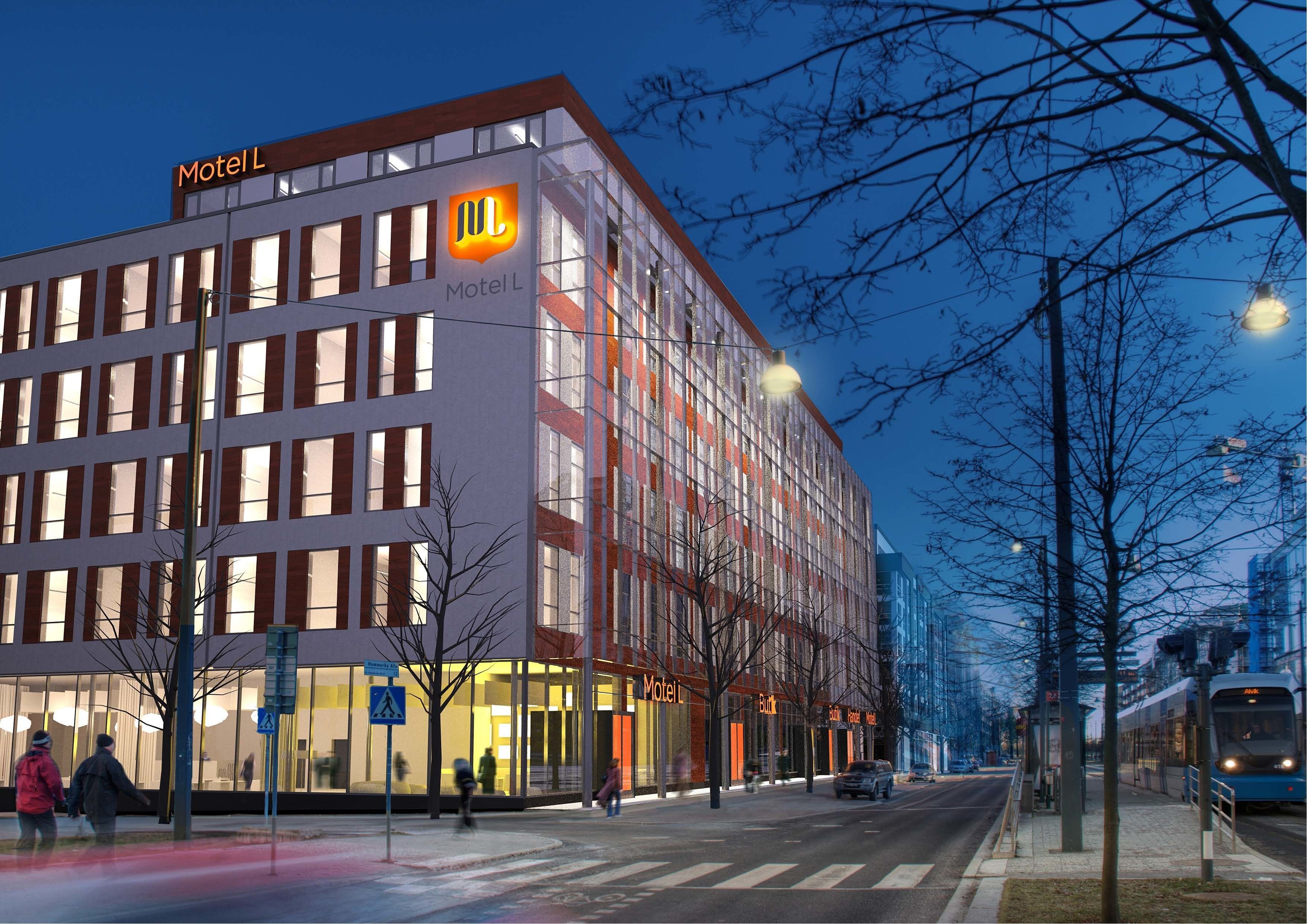 Façade de l’hébergement - soirée/nuit