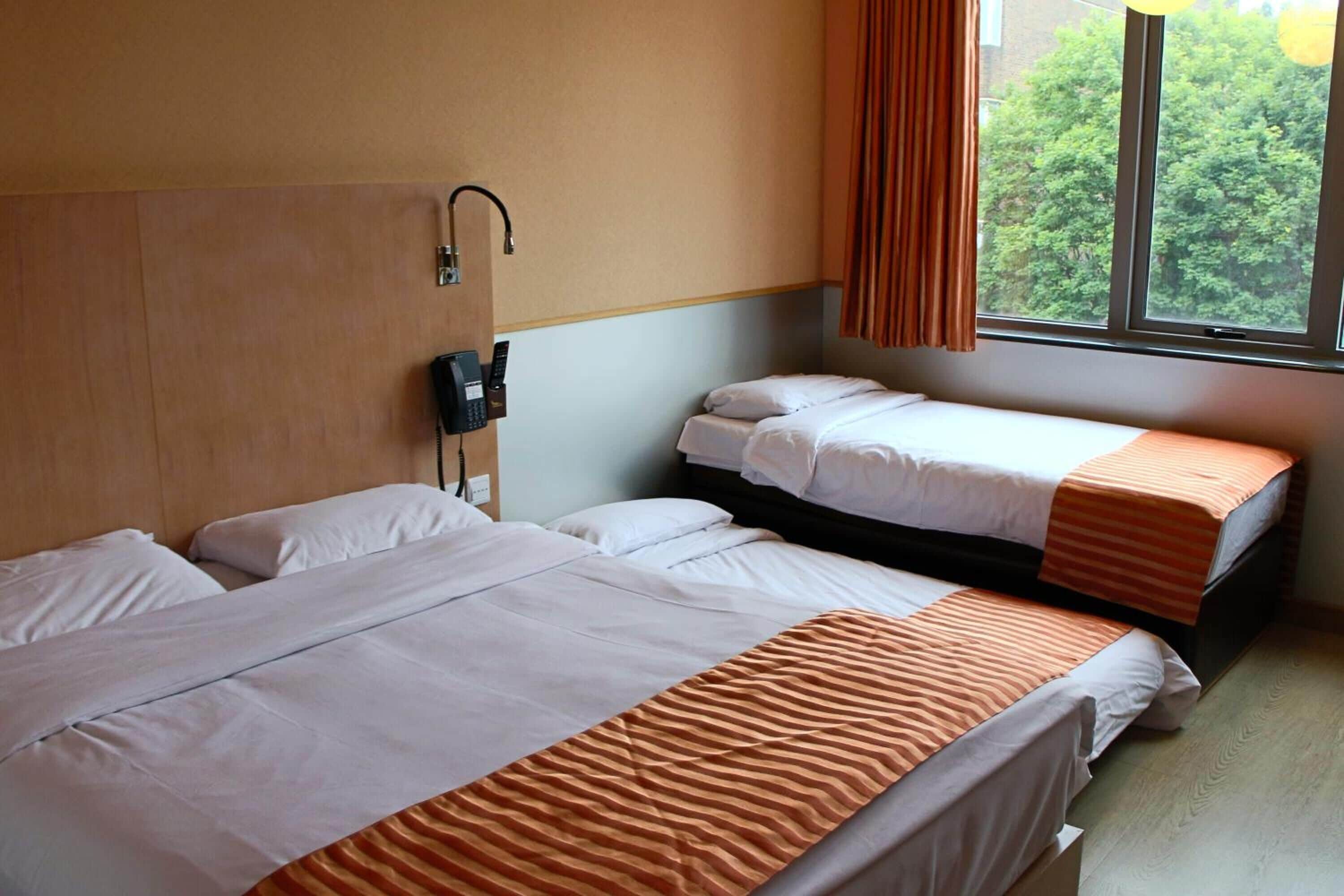 memory-foam beds, minibar, in-room safe, desk