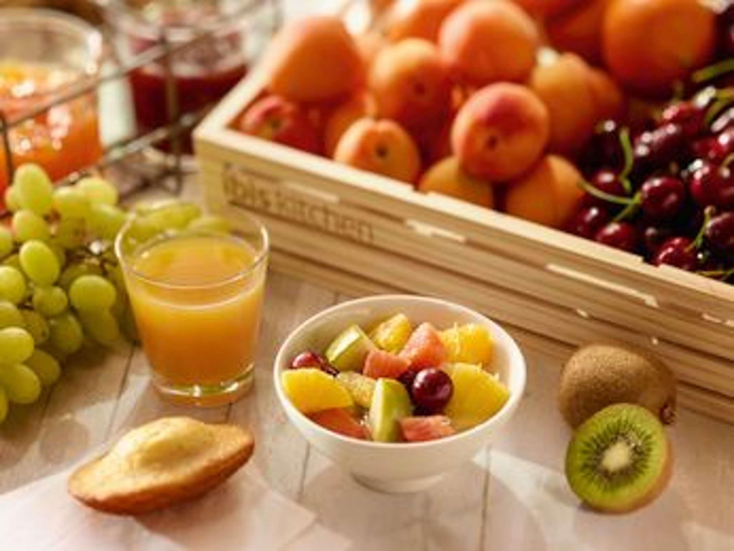 Petit déjeuner buffet servi tous les jours en supplément