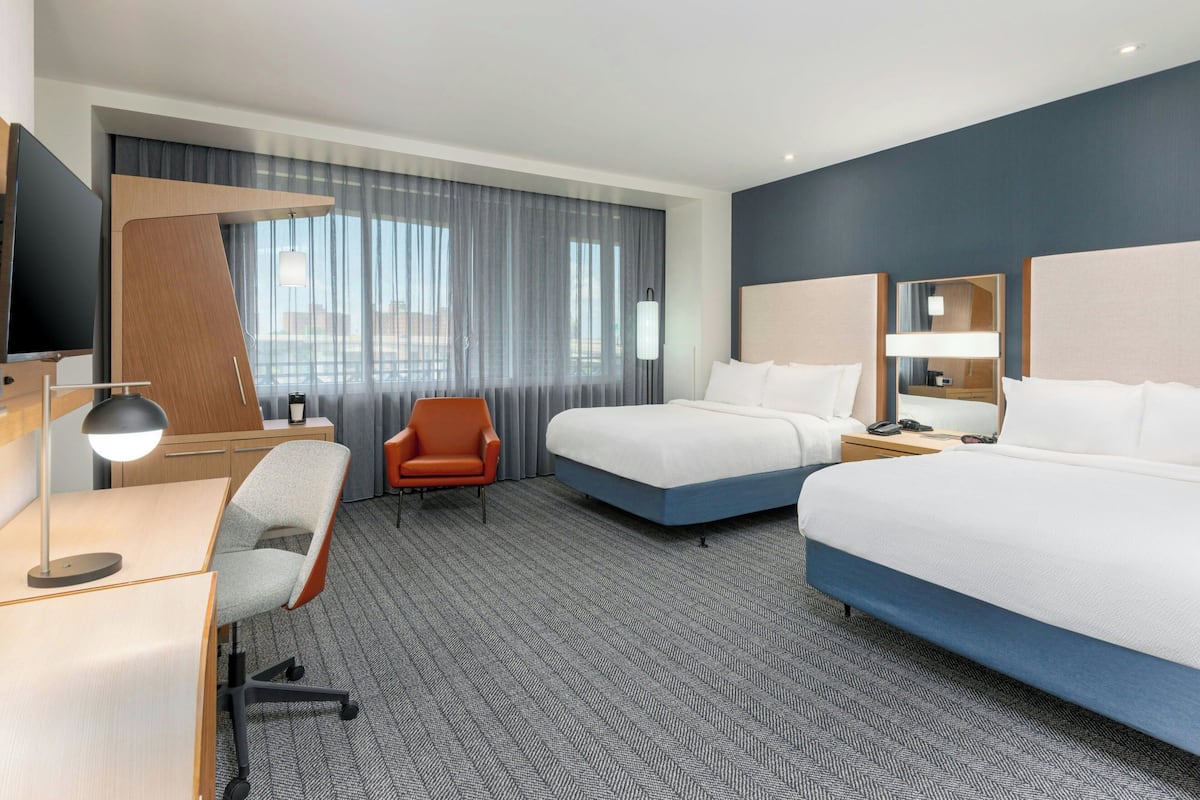 In-room safe, desk, blackout curtains, iron/ironing board
