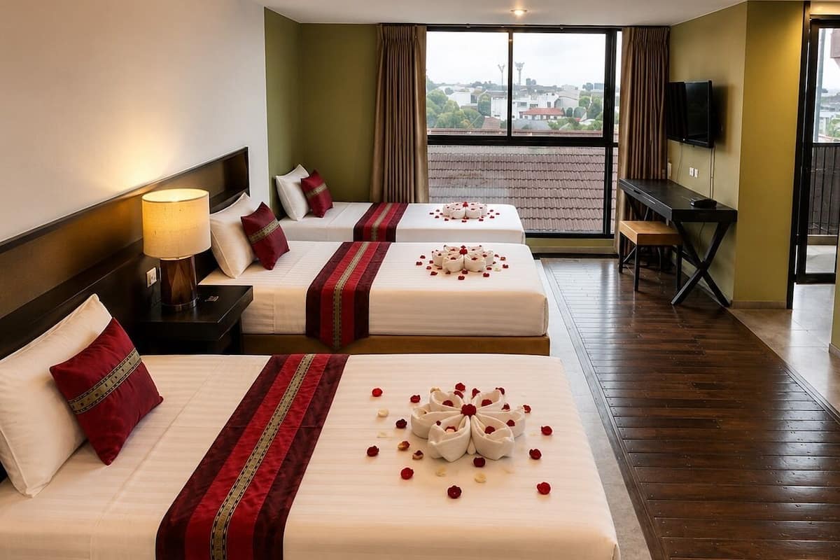 Deluxe Family Triple Room | WiFi (free), bed sheets