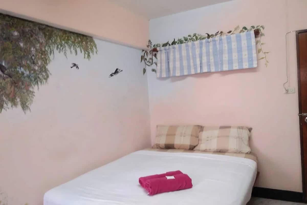 Standard Double Room with Fan | In-room safe, desk, free WiFi, bed sheets