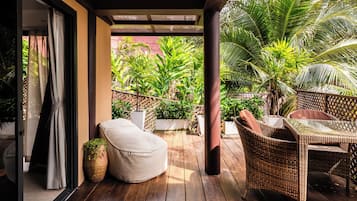 Suite estudio Deluxe, 1 cama King size, vista al jardín