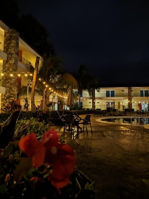 Front of property – evening/night