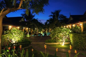 Front of property – evening/night