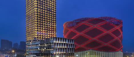 Front of property - evening/night