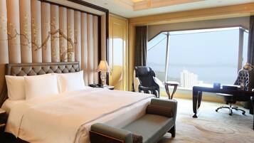 Premium bedding, down duvets, memory-foam beds, minibar