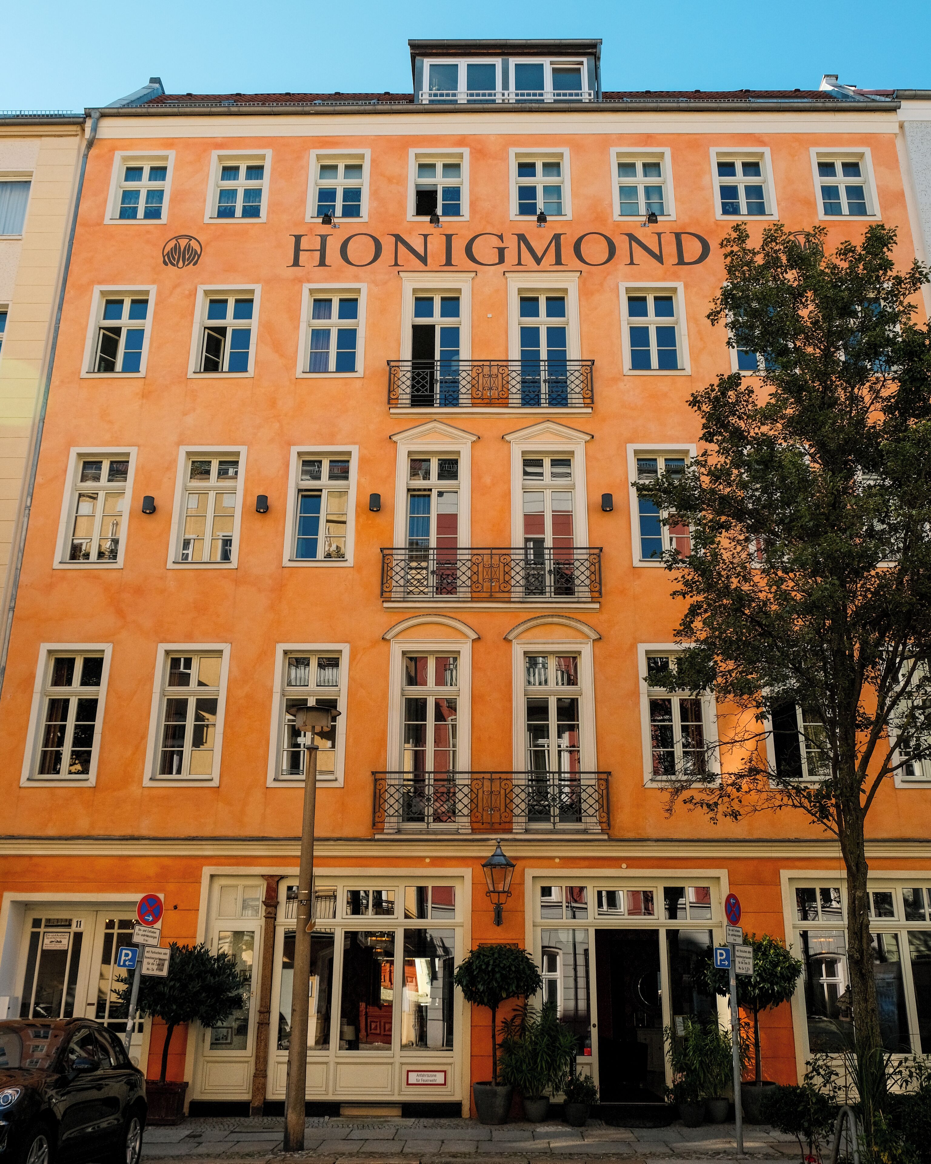 Façade de l’hébergement