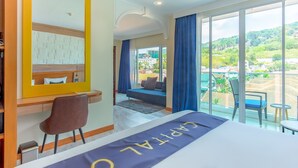 Minibar, bureau, chambres insonorisées, Wi-Fi gratuit