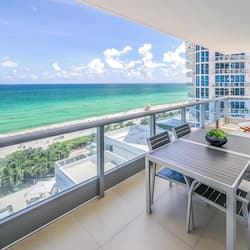 Luxury Beachfront Apartment with Balcony | Balcony