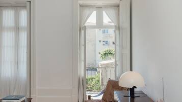 Suíte luxo | 1 quarto, roupas de cama de algodão egípcio, roupas de cama premium