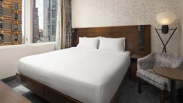 Premium bedding, pillow-top beds, in-room safe, soundproofing