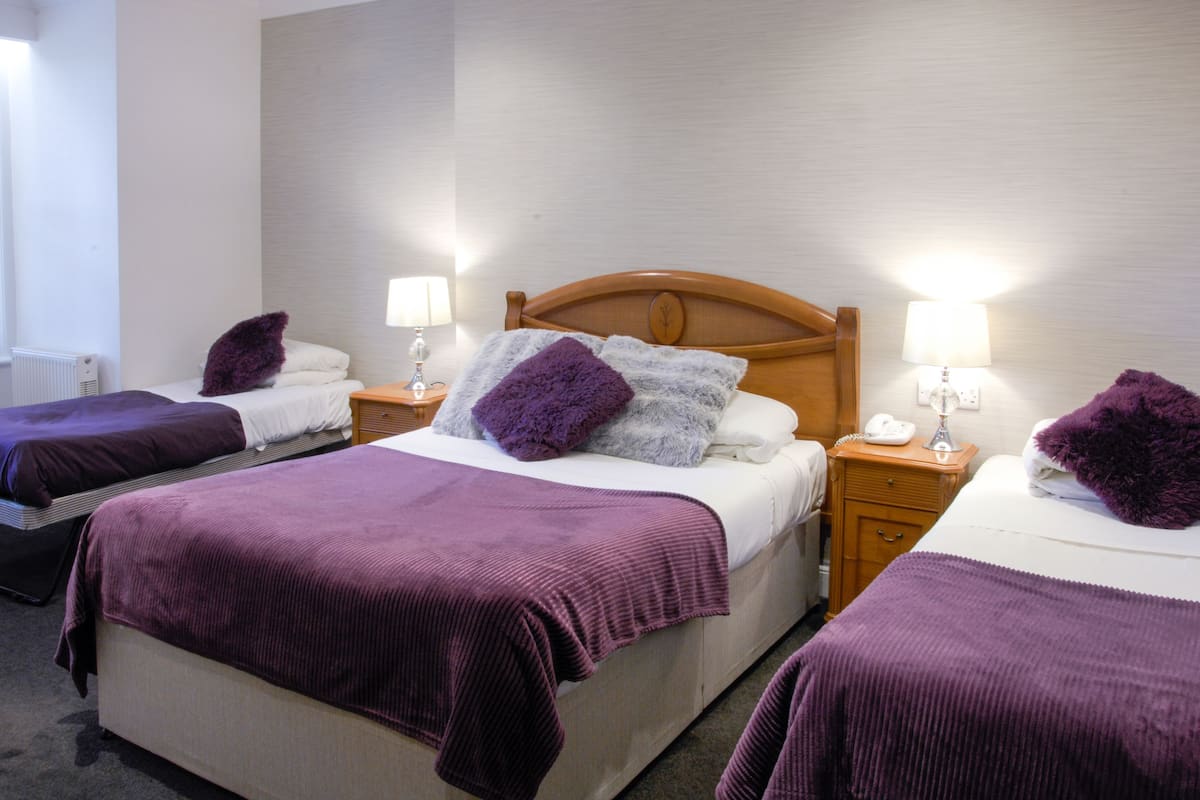 Chambre Quadruple | Fer et planche Ă repasser, draps fournis