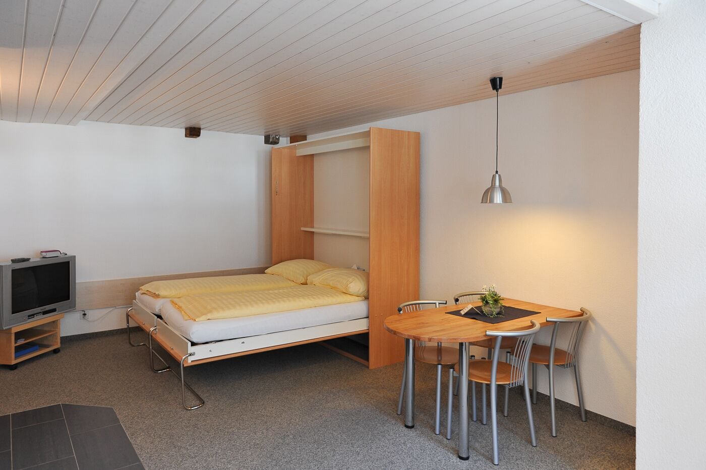 standard studio | living area | tv