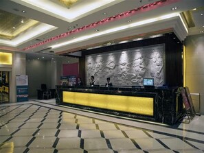 Mostrador para check-in y check-out