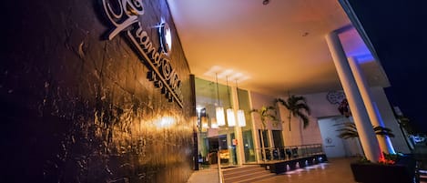 Front of property - evening/night