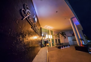 Front of property – evening/night