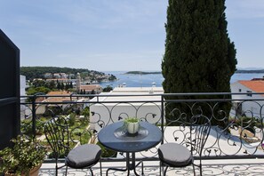 Exclusive Double Room, 1 King Bed, Non Smoking, Ocean View | Terrace/patio - Villa Milton Hvar (Hvar)
