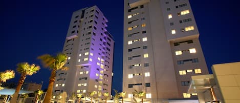 Front of property - evening/night