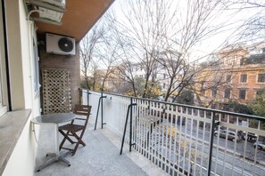Vue sur la ville depuis l’hébergement
