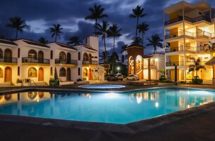 Fassade der Unterkunft – Abend/Nacht