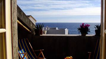 Superior Double Room, Private Bathroom, Sea View | Terrace/patio