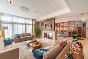 Lobby sitting area