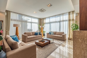 Lobby sitting area