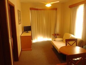 Down duvets, minibar, in-room safe, desk