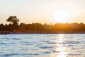 Front of property – evening/night