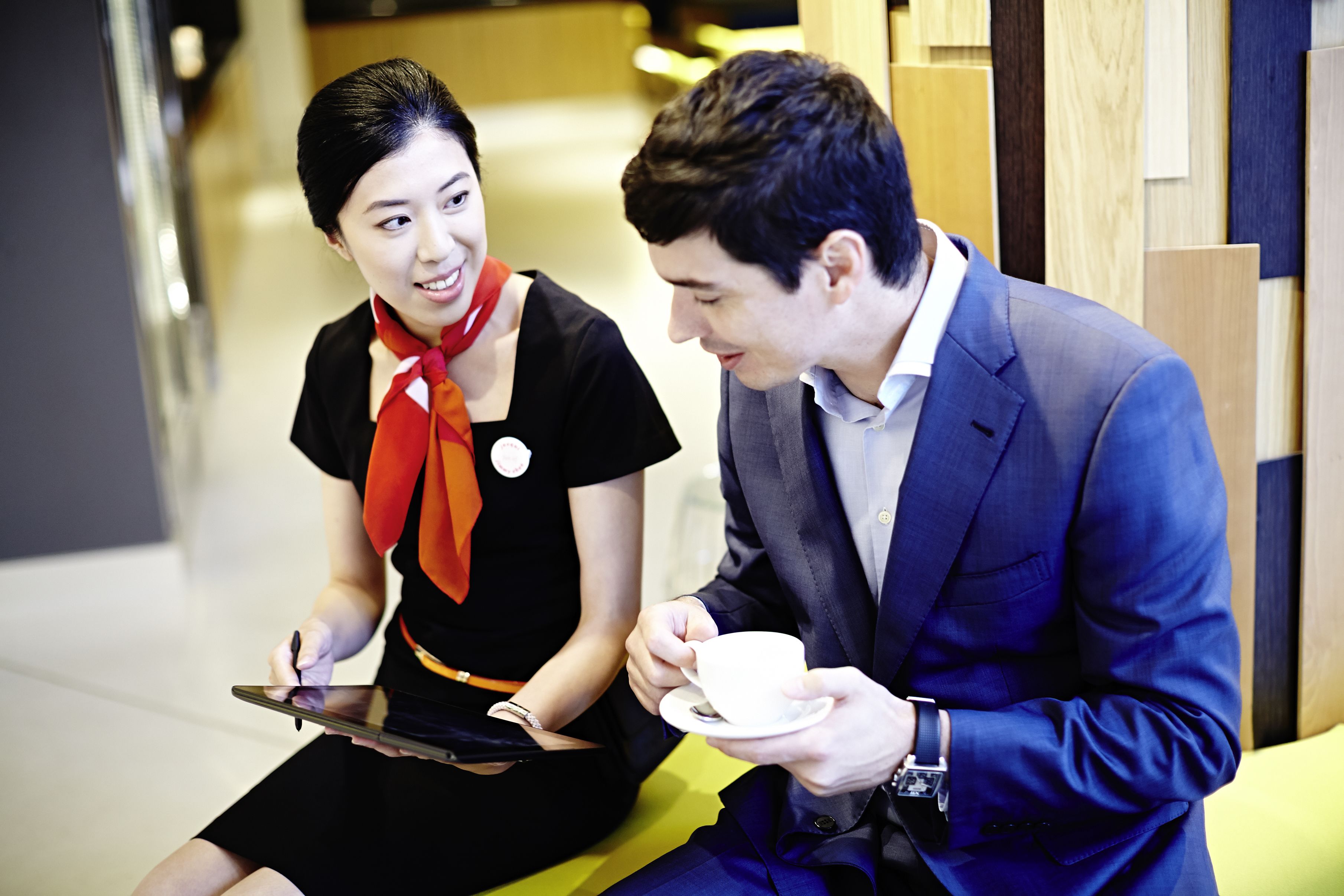 check-in/check-out kiosk