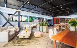 Sitteområde i lobbyen