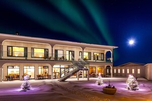 Front of property - evening/night