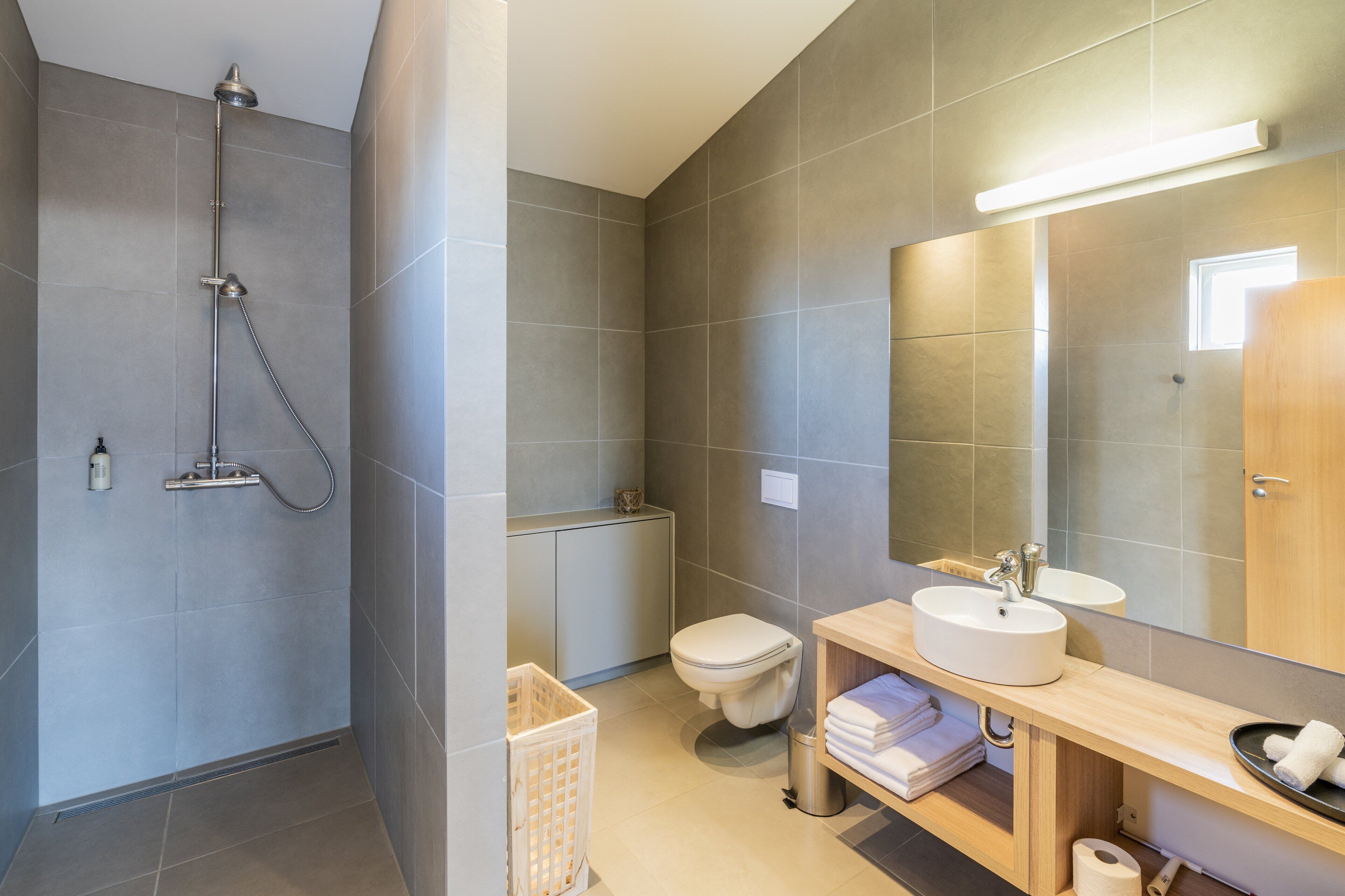 suite with private hot tub | bathroom | hair dryer, towels, soap, shampoo