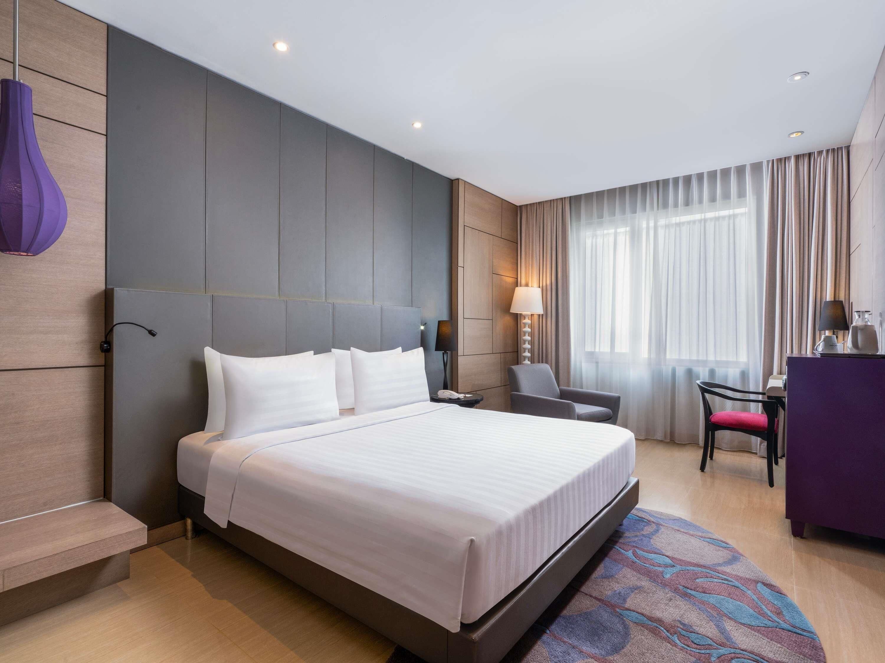 Kamar Double Deluks, 1 Tempat Tidur Double | Brankas, meja kerja, setrika/meja setrika, dan tempat tidur bayi gratis