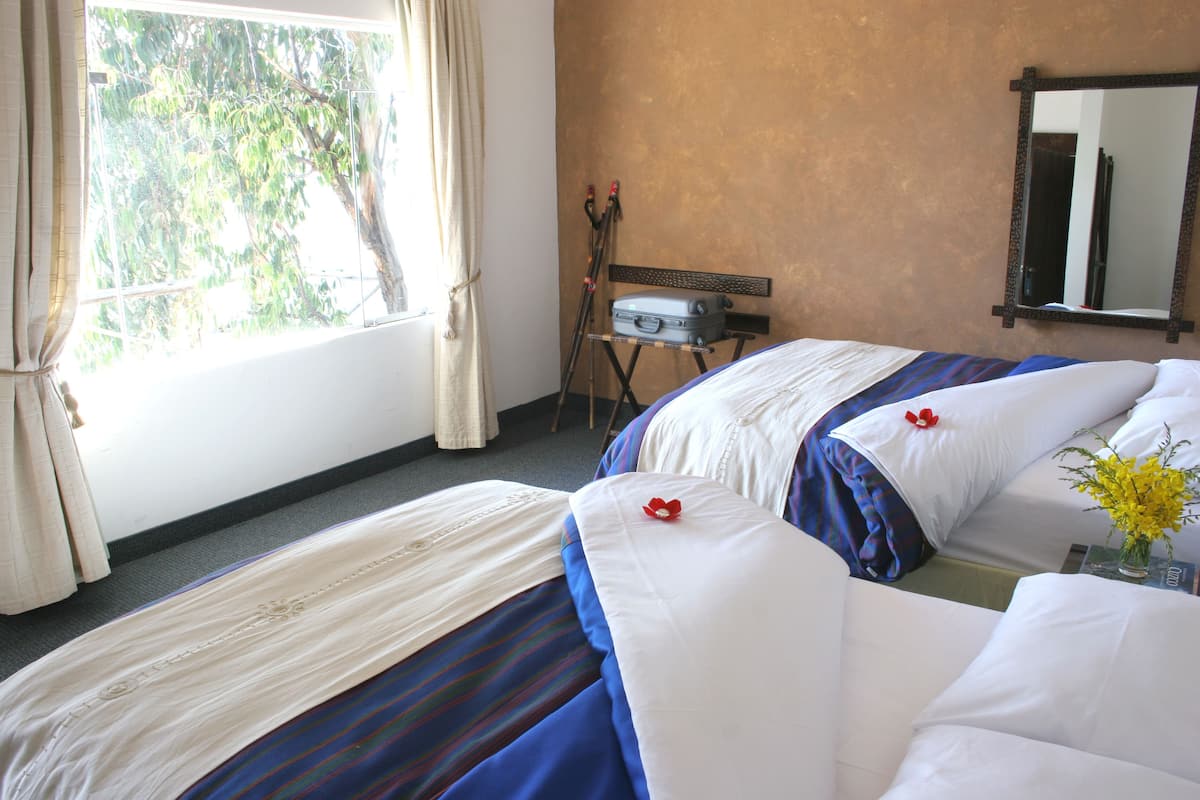 Twin Room (Top Floor) | Premium bedding, in-room safe, desk