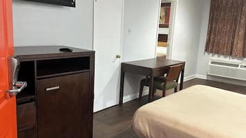 Desk, iron/ironing board, free WiFi, bed sheets