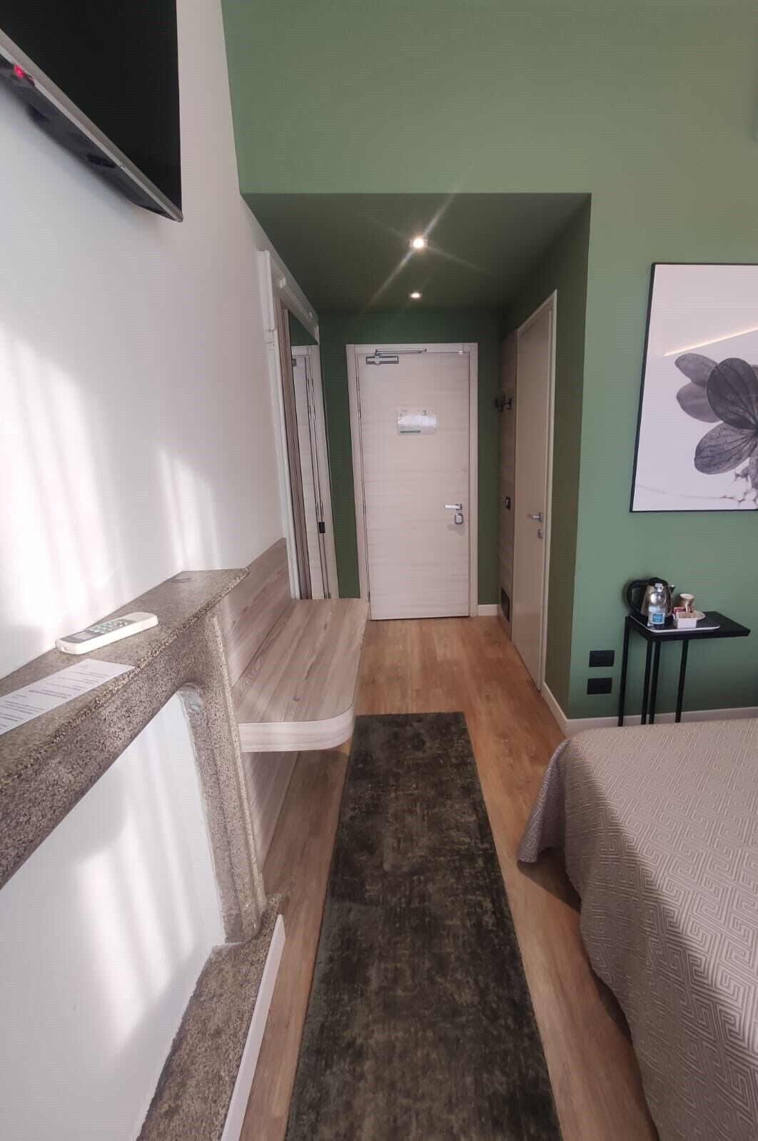 superior single room | in-room safe, desk, laptop workspace, soundproofing