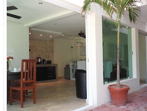 Breakfast area - Hotel Xbulu-Ha (Isla Mujeres)