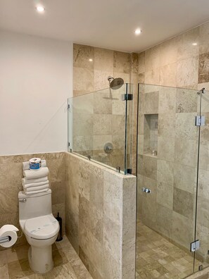 Senior Suite Lower Floor | Dusche im Bad