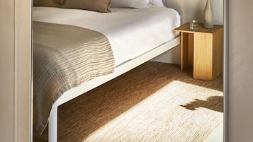 Premier Bungalow King (ADA) | Premium bedding, down comforters, minibar, individually decorated
