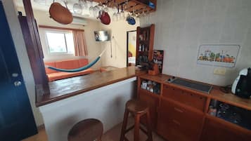 Cobertura panorâmica | Cozinha privada | Geladeira, micro-ondas, cafeteira/chaleira