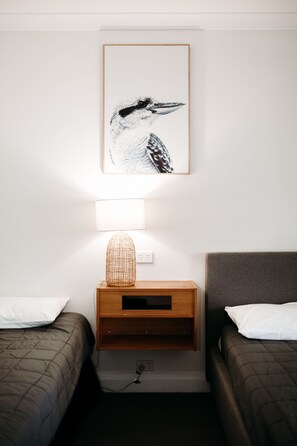 Desk, blackout drapes, iron/ironing board - The Ophir Hotel (Orange)
