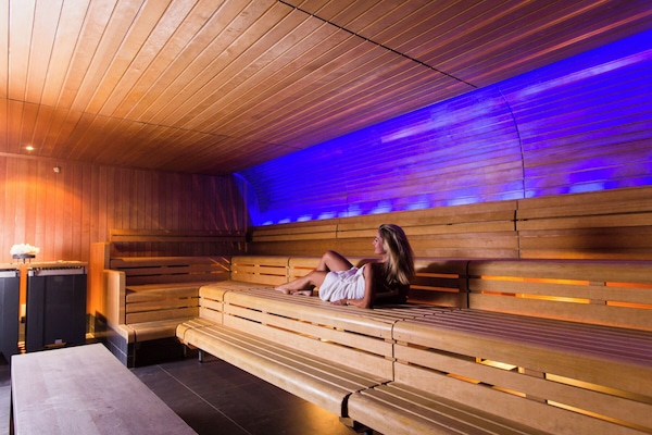 Sauna, hot tub, steam room, Turkish bath