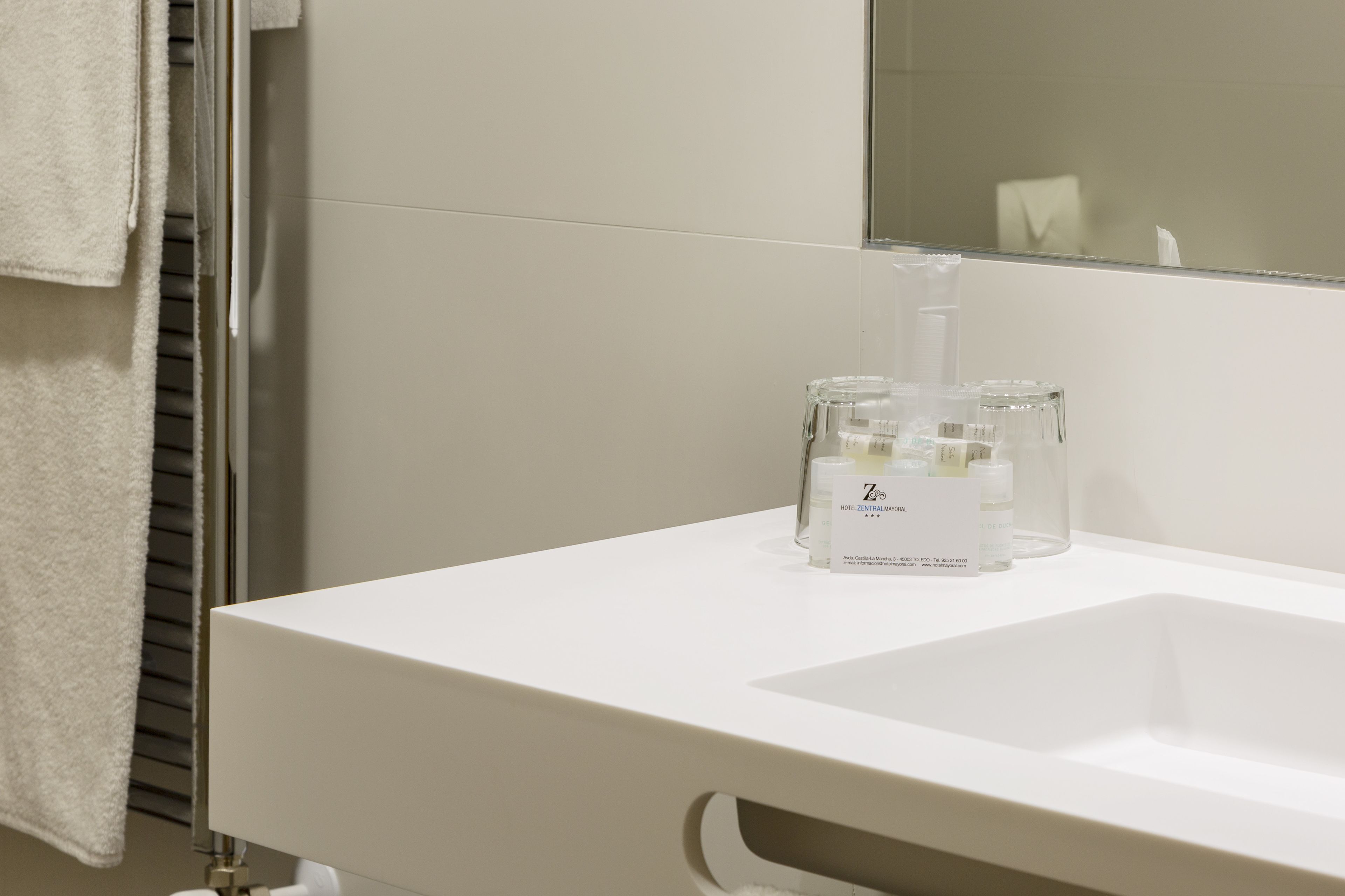 shower, free toiletries, hair dryer, bidet